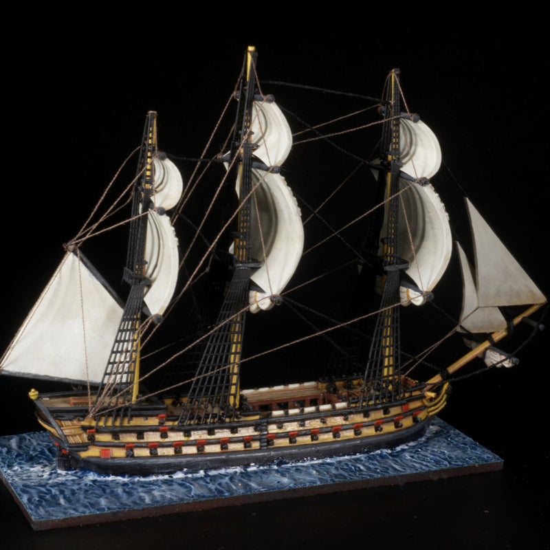 1/700 & 1/1200 French Téméraire-class 3rd rates; America; Pompee & Redoubtable, (74 guns), 1782-1862 & Blender Exporter, AOA-FR-3 - Only-Games