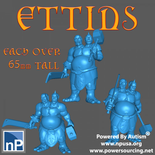 Ettins / Two-Headed Ogres - Only-Games