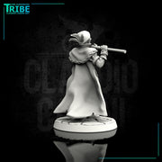 (0073) Male human elf bard with flute - Only-Games