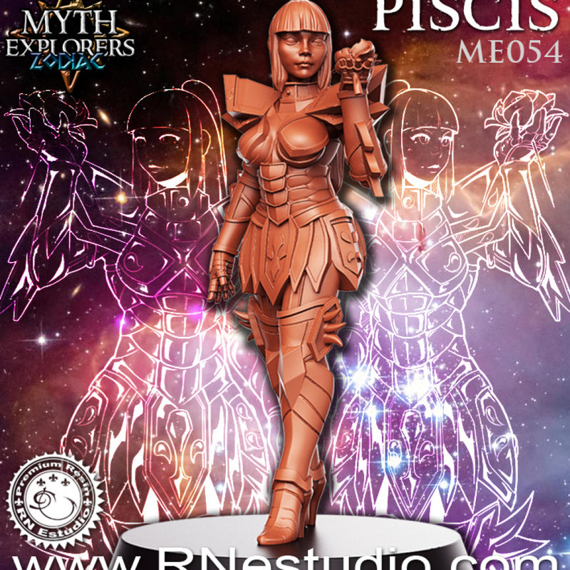 Piscis - Female Knight - 32mm - DnD - Only-Games
