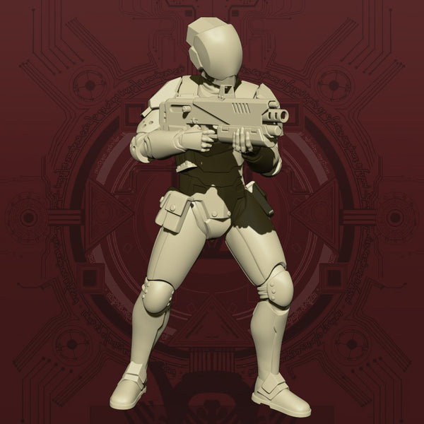 (Mercy's Reach) Infantry Regular - Firing Pose - Only-Games