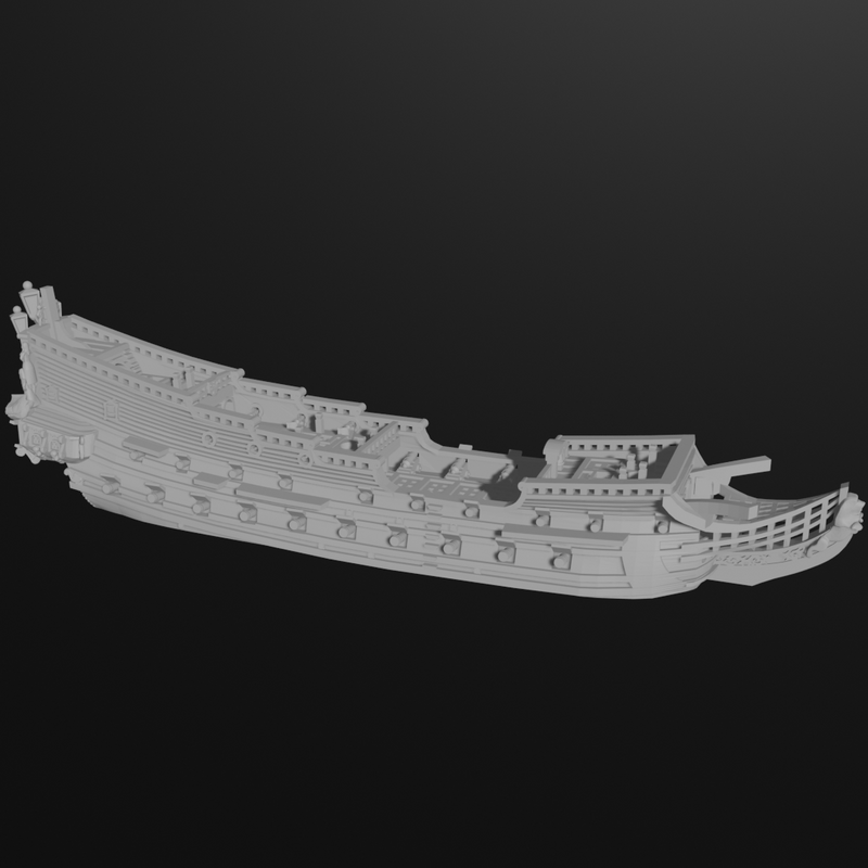 1/600 Dutch 32-gun Frigate - Only-Games