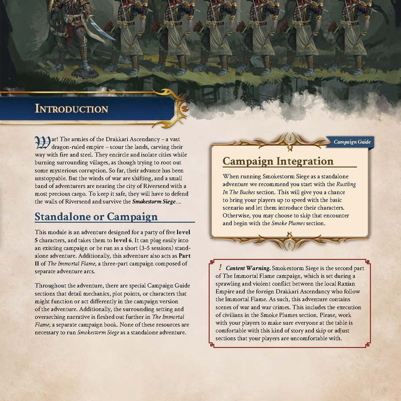 Draconic Legion Smokestorm Siege - Physical 5e Adventure Booklet - Only-Games