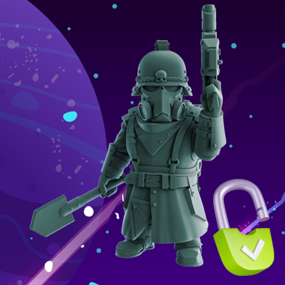 G-Division Chibi Lieutenant - DakkaDakka.Store - Miniatures by Only ...