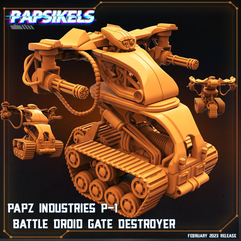 PAPZ INDUSTRIES P1 BATTLE DROID GATE DESTROYER - Only-Games