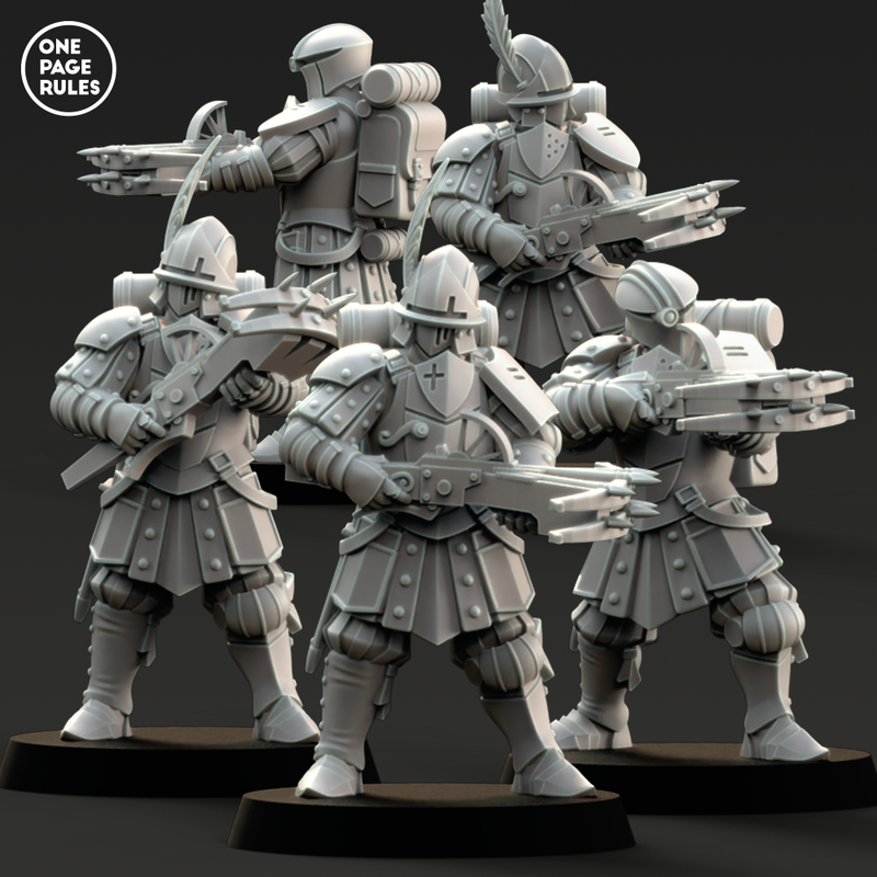 Vinci City Guard Shotbowmen (5 Models) - Only-Games
