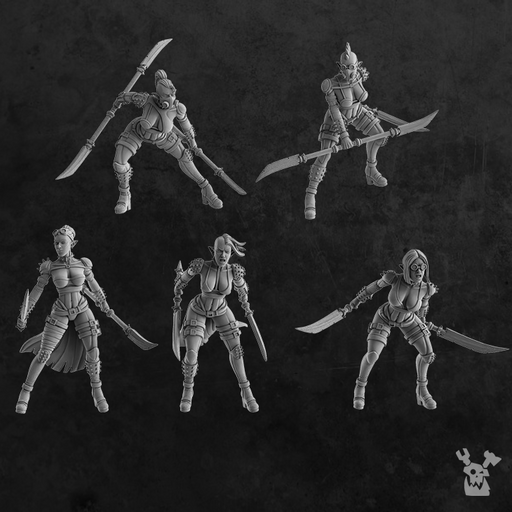 Jet-Biker Raiders Female Squad x5 - Only-Games