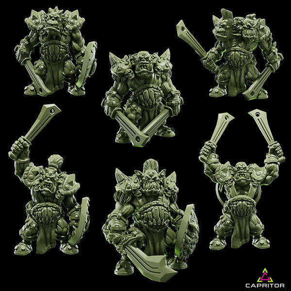 Orc Elite Warriors (X 6 Models) - 32mm Scale - Only-Games