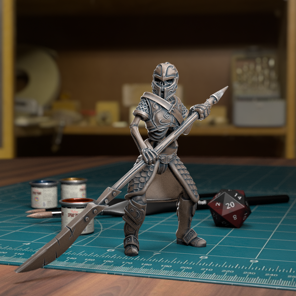Undead Skeleton Spearman - TytanTroll Miniatures - DnD - Fantasy - Only-Games