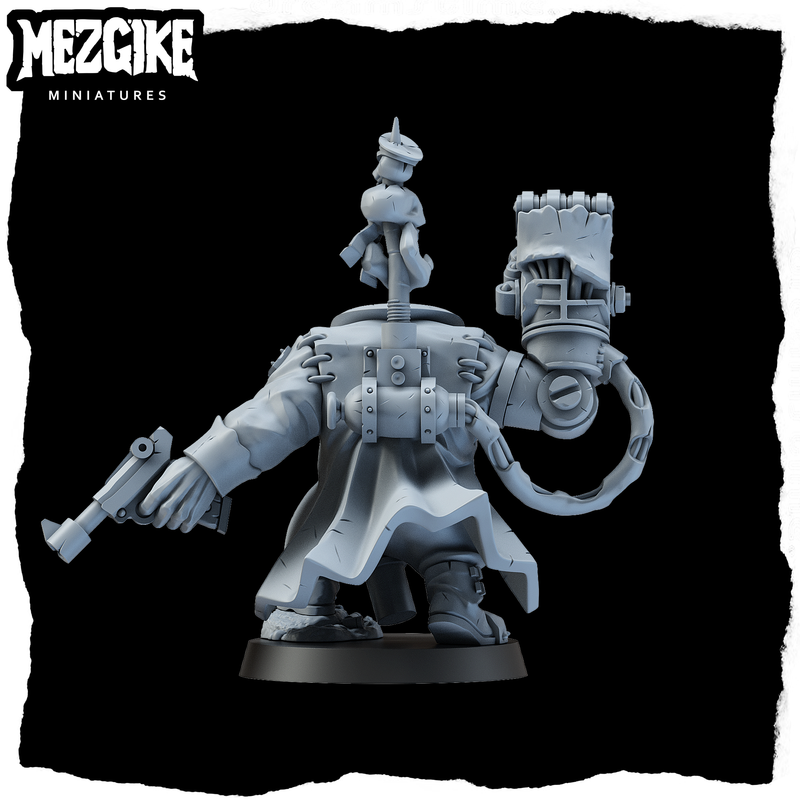 Orc Lootenant with choppa or smasha fist (physical miniature) - Only-Games