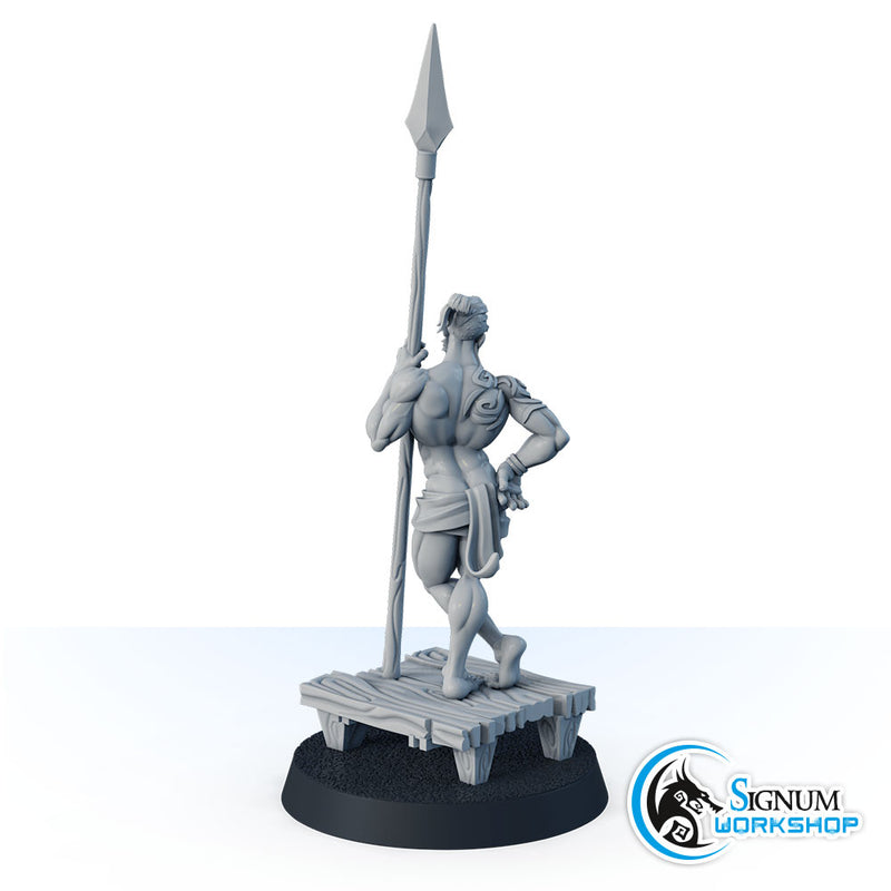 Model with spear - Only-Games