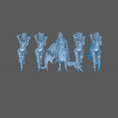 (0052) Female human elf tiefling vampire succubus warrior with scythe - Only-Games