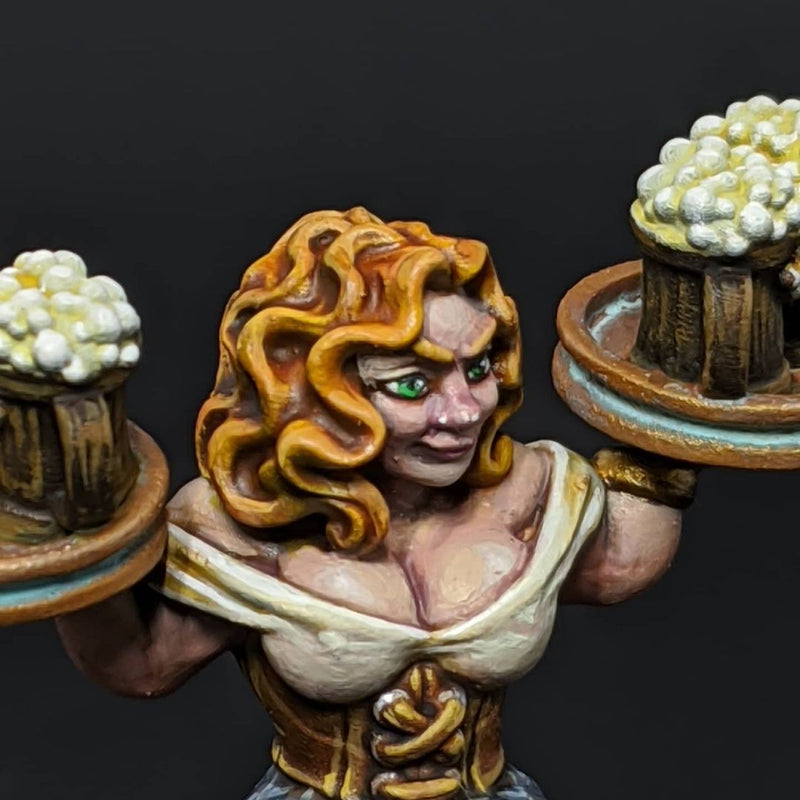 Dorella Breakheart [32mm Scale] Female Dwarf Innkeeper - Only-Games