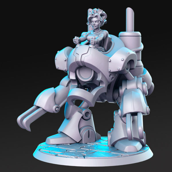 Techroid and Prissa - robot - 32mm - DnD - - Only-Games