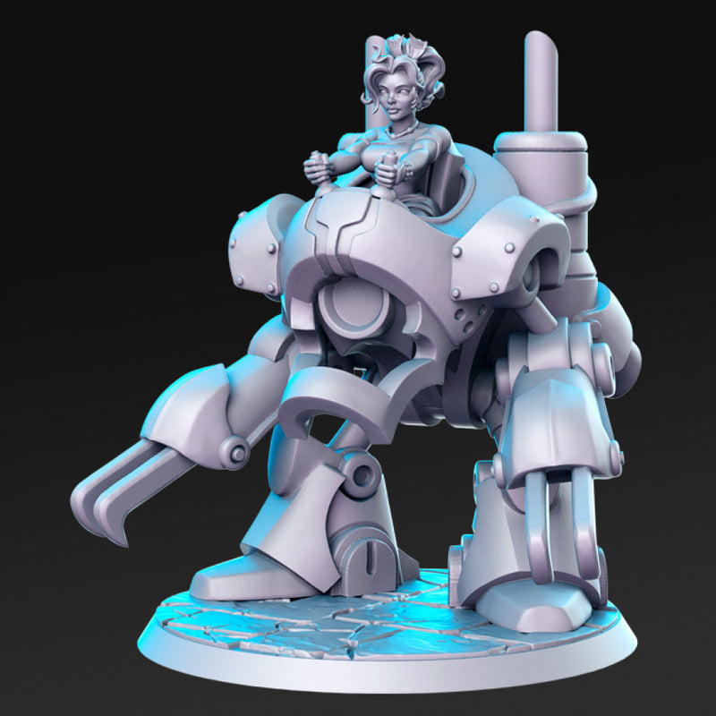 Techroid and Prissa - robot - 32mm - DnD - - Only-Games