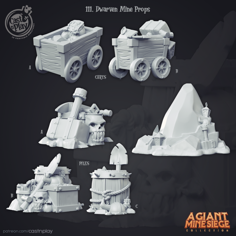 Dwarve Mine Props - Only-Games