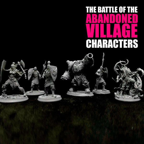 CHARACTERS - THE BATTLE OF ABANDONED VILLAGE - Only-Games