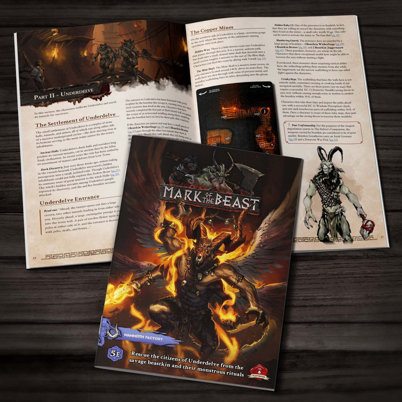 Mark of the Beast - Physical 5e Adventure Booklet - Only-Games