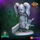 Torture kid - Girl with cleaver and voodoo doll - Only-Games