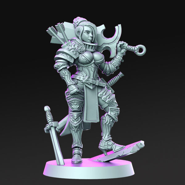 Rose - Female Soldier - 32mm - DnD - - Only-Games