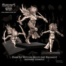 Dark Elf Witches multi-part regiment (20 miniatures) - Only-Games