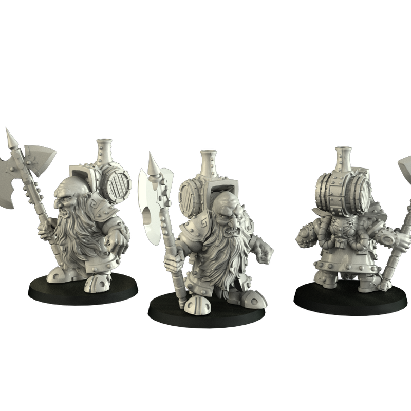 Thermo Dwarf (3 miniatures) - Only-Games