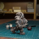 Goblin Dagger And Shield 02 - TytanTroll Miniatures - DnD - Fantasy - Only-Games