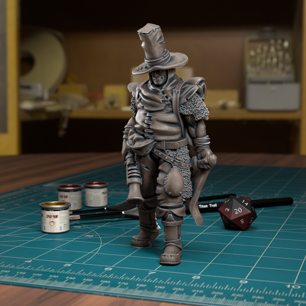 Pilgrim Ranger Wastelander Witch Hunter - 32mm - DND - Pathfinder
