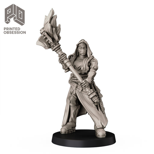 Battle Nuns - Flaming Mace - Only-Games