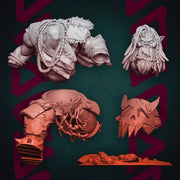 Modular Orc Monster Hunters x5 - Kit A (Lad Size) - Only-Games