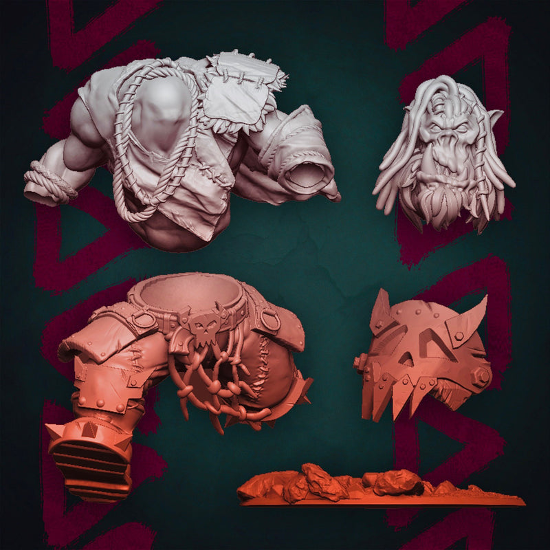 Modular Orc Monster Hunters x5 - Kit A (Lad Size) - Only-Games