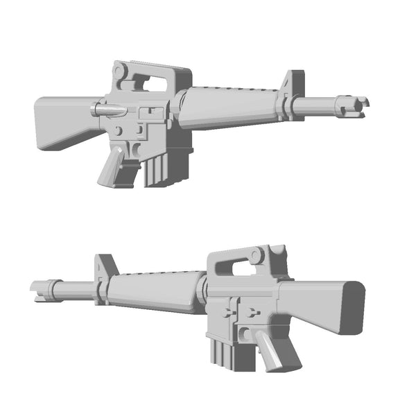 M16A1 Assault Rifle [1:56 / 28mm] (10 pack) - Only-Games