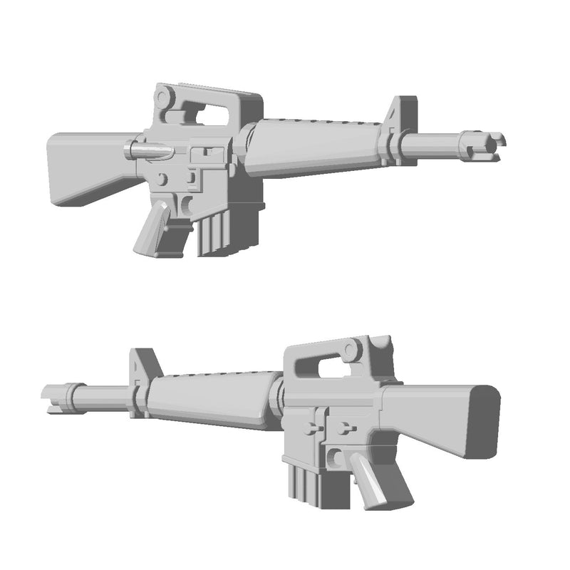 M16A1 Assault Rifle [1:56 / 28mm] (10 pack) - Only-Games