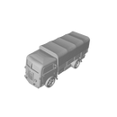 3D Printed Italian Fiat 626 Truck with Cover (x10) - Only-Games