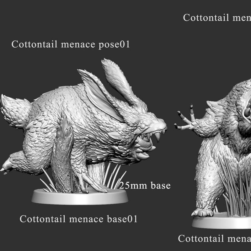 Cottontail Menace (All 2 poses) - Only-Games