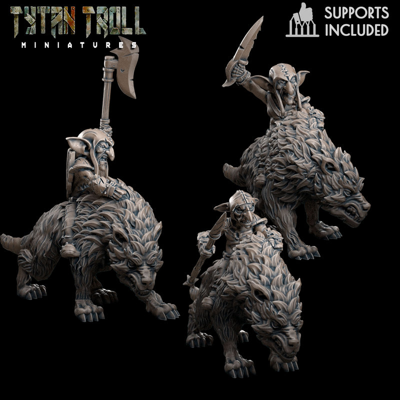 Wolf Rider Bundle - TytanTroll Miniatures - DnD - Fantasy - Only-Games