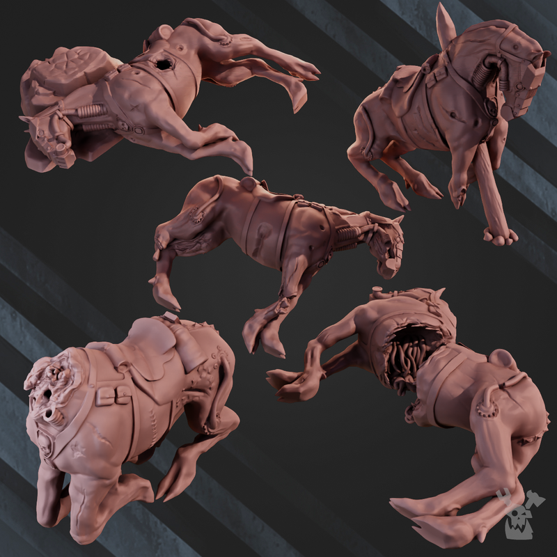 Slain Horses for terrain x5 - Only-Games