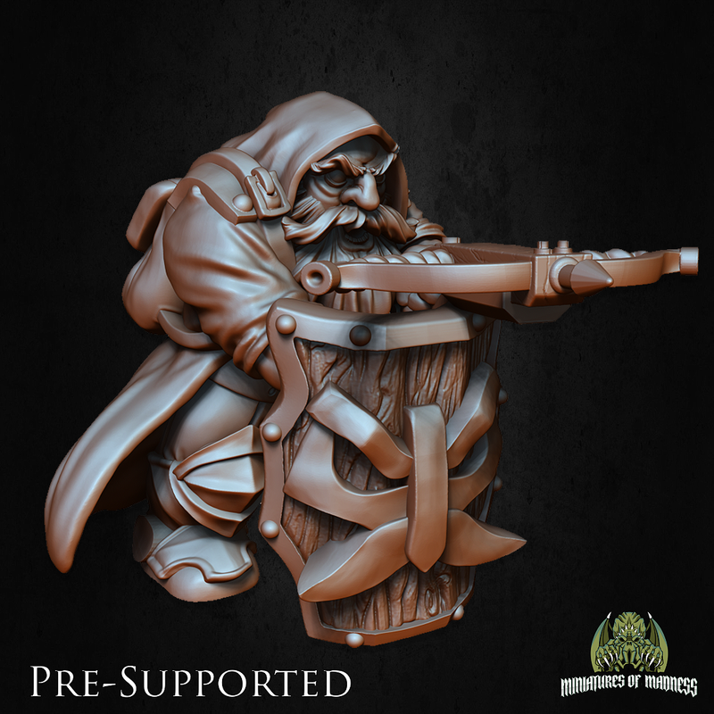 Dwarf Crossbowman 1 [32mm Scale]  Dwarf Ranger - Only-Games