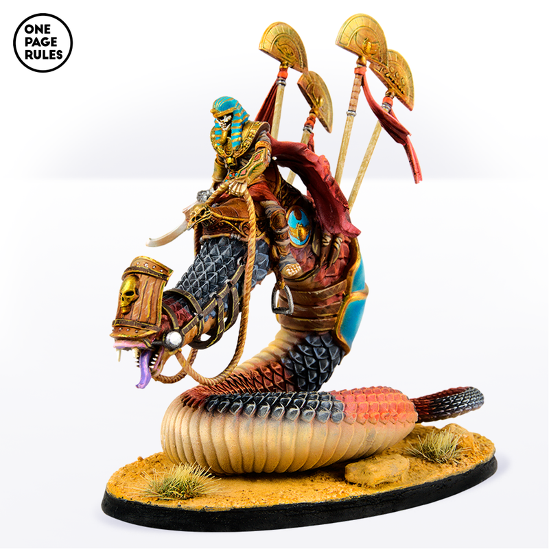 Mummy King on Royal Snake (1 Model) - Only-Games