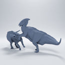 Charonosaurus fight 1-35 scale - Only-Games
