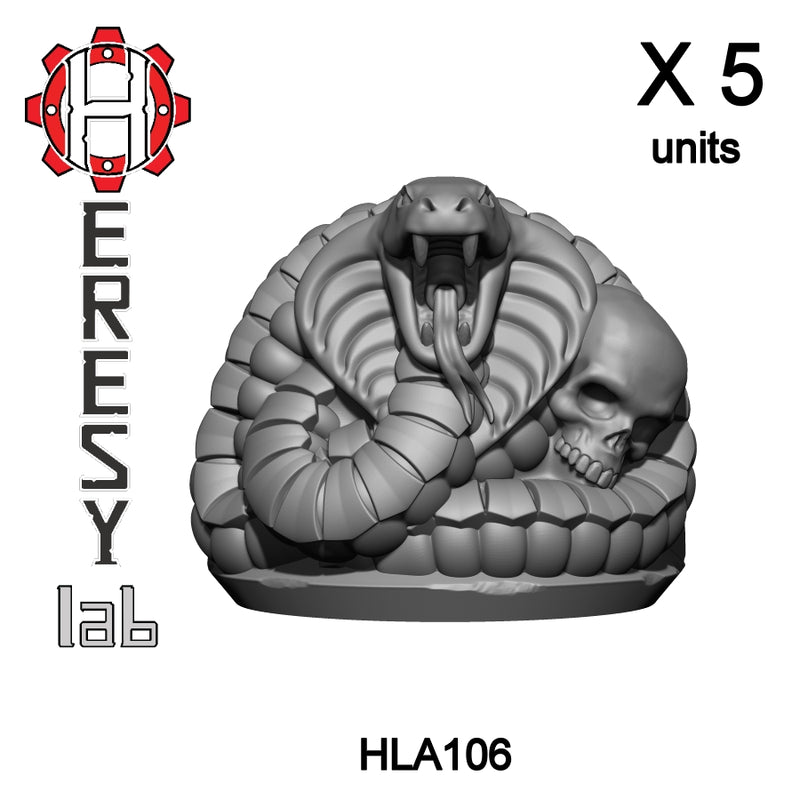 HLA106 - Heresylab - Space Marine Cobra Shoulder Pad x 5 - Only-Games