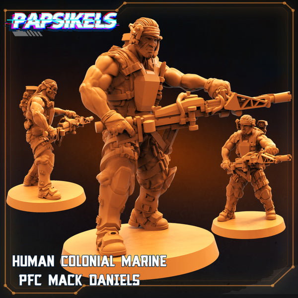 HUMAN COLONIAL MARINE PFC MACK DANIELS - Only-Games