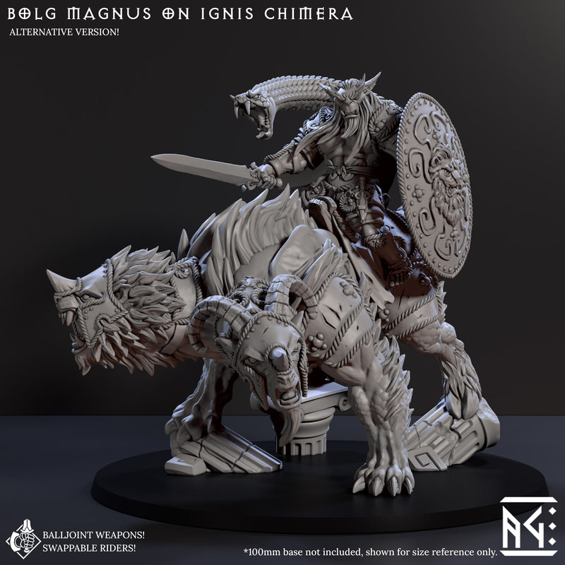 Bolg Magnus on Ignis Chimera (Bronzeclad Greatgoblins) - Only-Games