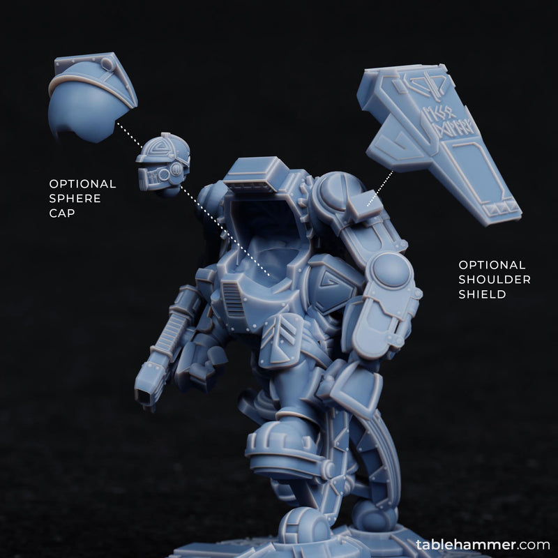 "Exo Dwarves" with plasma gauntlets (Federation of Tyr, Dwarf) - Only-Games