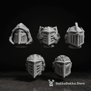 Winged Lions Head Bits Set x5 - Only-Games