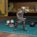 City Guard Whistler - Frostgrave Pathfinder - Fantasy DND - TytanTroll Miniatures - Only-Games