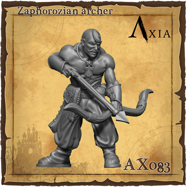 AX083 Cossack Zaphorozian Archer 2 Amber Husaria - Only-Games
