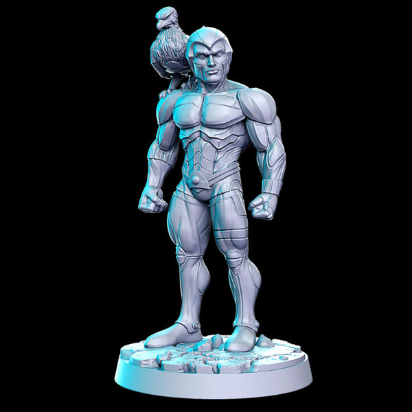 Hawkith (space enforcer with familiar) - 32mm - DnD - Only-Games