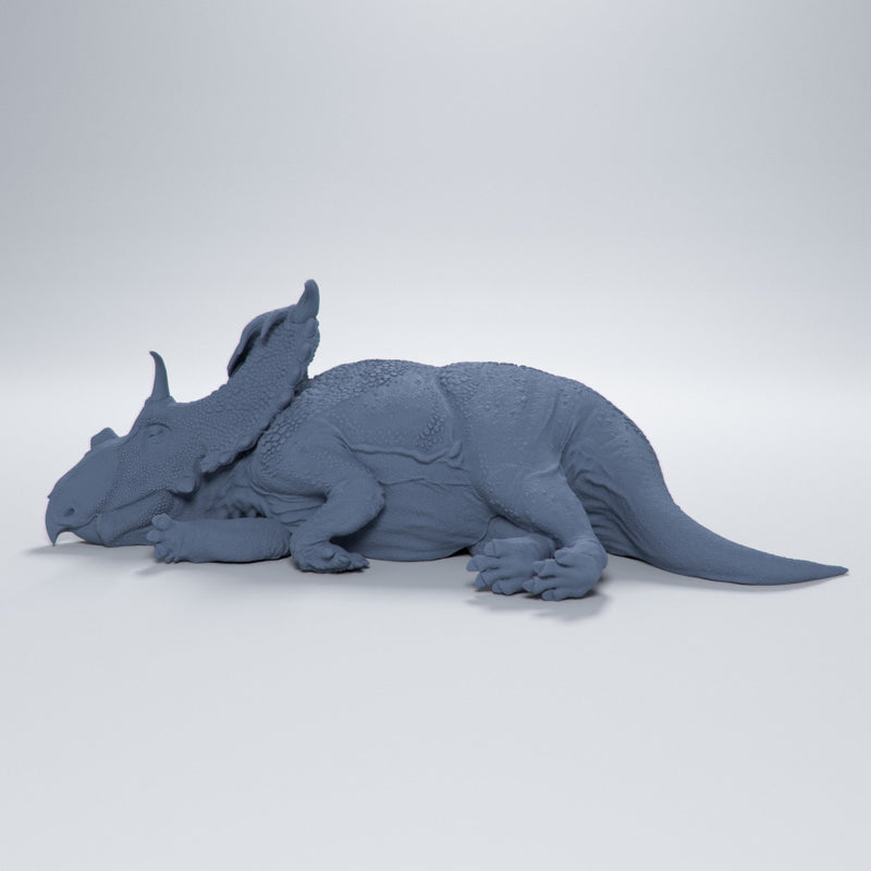 Kosmoceratops sleeping 1-35 scale dinosaur - Only-Games