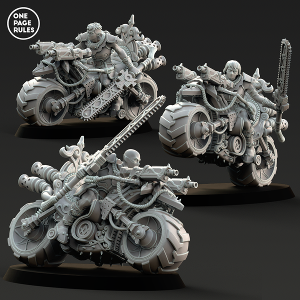 Sisters Fanatic Bikers (3 Models) - Only-Games